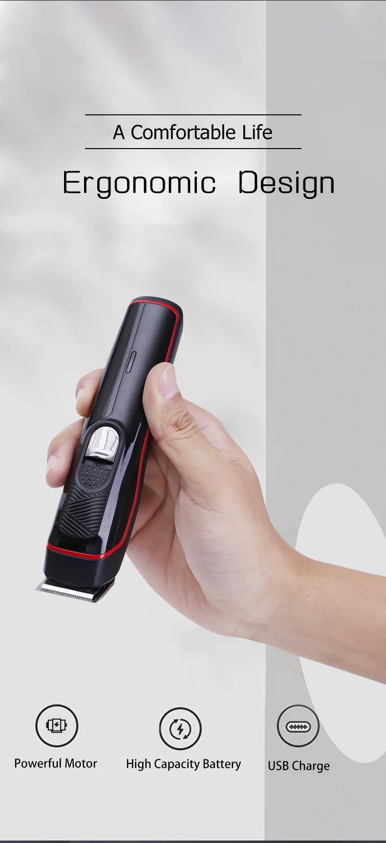 MS-808 Rechargeable Electric Hair Trimmer — view 5